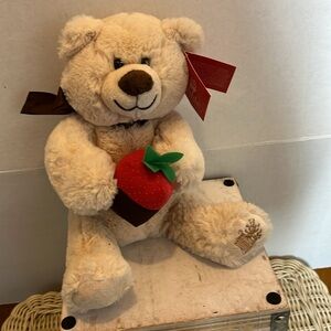 Edible Arrangements Berry Loved Strawberry Bear Plush Stuffed Animal New